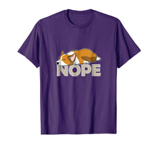 Load image into Gallery viewer, Nope Lazy Corgi Shirt
