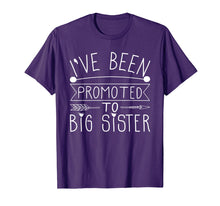 Load image into Gallery viewer, Promoted to Big Sister Tshirt for Toddler, Teen Girls Gifts
