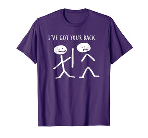 I Got Your Back Stick Figure Grafic Friendship TShirt