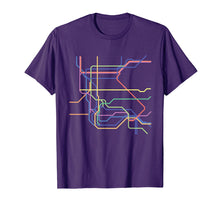 Load image into Gallery viewer, Minimalist New York City Underground Metro Map T-shirt
