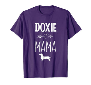 Doxie Mama T-Shirt Funny Dachshund Dog Lover Gift Shirt