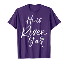 Load image into Gallery viewer, He is Risen Y&#39;all Shirt for Women Southern Easter T-Shirt
