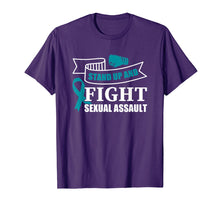 Load image into Gallery viewer, Stand Up And Fight Sexual Assault Awareness Shirt April Teal
