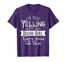 Load image into Gallery viewer, I'm not yelling I'm a Idaho girl Vintage tshirt
