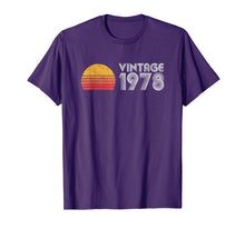 Load image into Gallery viewer, Vintage 1978 - 40th Birthday Gift Throwback T-Shirt
