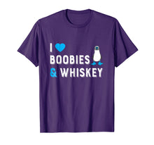 Load image into Gallery viewer, I Love Boobies &amp; Whiskey T-Shirt For Boob Lovers
