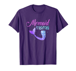 Mermaid Mom Mother's Day Tshirt Mermom Bridesmaid Party Gift