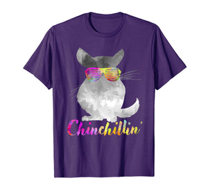 Funny Chinchilla Tshirt - Chinchillin Tee Animal Lover Gift