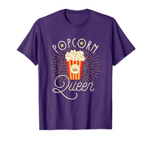 Load image into Gallery viewer, Popcorn Lover Girl Shirt Popcorn Queen Snack Gift T-shirt
