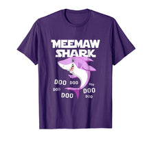 Load image into Gallery viewer, Meemaw Shark T-Shirt Mother Grandma Halloween Christmas
