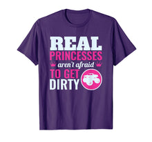 Load image into Gallery viewer, Real Princesses Not Afraid To Get Dirty Monster Truck Shirt
