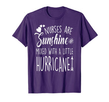Load image into Gallery viewer, Nurses Are Sunshine Mixed Little Hurricane Funny T-Shirt
