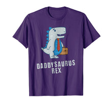 Load image into Gallery viewer, Daddysaurus Rex Papasaurus Funny Dinosaur Shirt for Dad

