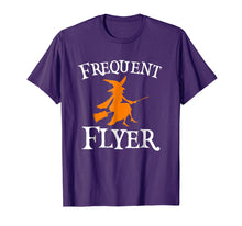 Load image into Gallery viewer, Frequent Flyer Witch T-Shirt Perfect Halloween Tee
