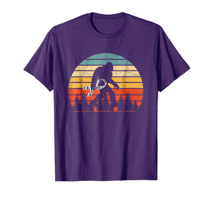 funny bigfoot support carcinoid cancer awareness t shirt