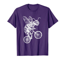 Load image into Gallery viewer, SEEMBO Bee On A Bicycle T-Shirt Cycling Gift Funny Bike

