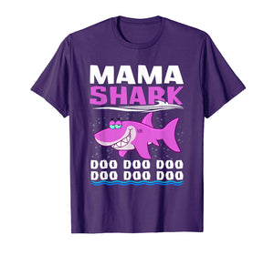 Mama Shark Doo Doo Doo Family Shirt Cute Funny Gifts