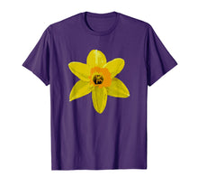 Load image into Gallery viewer, Daffodil / Spring Flower / Poster Print Style Design T-shirt
