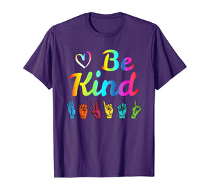 Be Kind Love ASL Sign Language Nonverbal Teacher Student