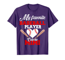 Load image into Gallery viewer, My Favorite Baseball Player Calls Me Mimi Shirt Womens Gift
