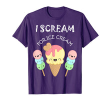 Load image into Gallery viewer, I Scream Ice Cream Summer Shirt Ice Cream Party T-Shirt Kids
