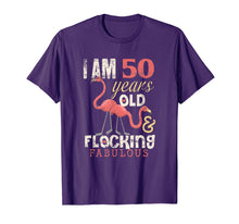 Load image into Gallery viewer, Flamingo 50th Birthday Shirt 50 Years Old Bday Gift
