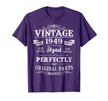 Load image into Gallery viewer, Vintage 1949 70th Birthday T-Shirt 70 Years Old Gift Shirt
