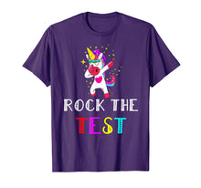 Load image into Gallery viewer, Awesome Rock The Test Gift Tshirt Student teacher
