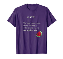 Load image into Gallery viewer, Funny Math T Shirts. Discover Math Watermelons Shirt
