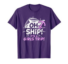 Load image into Gallery viewer, Oh Ship it's a Girls Trip - Oh Ship Shirts, Cruise T-Shirts
