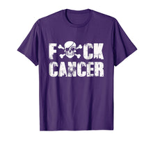 Load image into Gallery viewer, Fck Cancer Fight Back Tee Cancer Support Shirt
