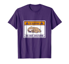 Load image into Gallery viewer, Funny Pajama Shirt Do Not Disturb - Sloth Pajamas PJ Shirts
