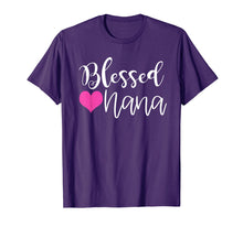 Load image into Gallery viewer, Blessed nana grandmother shirt
