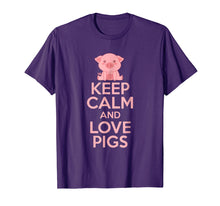 Load image into Gallery viewer, Keep Calm and Love Pigs T-Shirt
