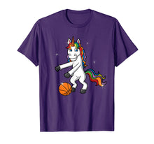 Load image into Gallery viewer, Unicorn Shirts For Girls Women Floss Like A Boss Basketball

