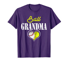 Load image into Gallery viewer, Ball Grandma Softball Baseball Gift For Men Women T Shirt
