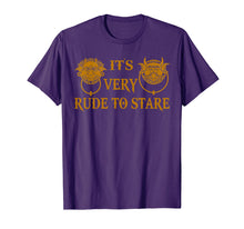 Load image into Gallery viewer, It's Very Rude To Stare Labyrinth Knockers Gift Tshirt
