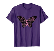 Load image into Gallery viewer, Breast Cancer Awareness Tshirt Survivor Hope Fight Cure
