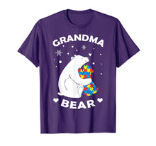 Load image into Gallery viewer, Grandma Bear T-Shirt for Autism Awareness Grandmother Shirts
