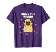 Load image into Gallery viewer, Crazy Pug Mama Adorable Pug Dog With Pink Hearts
