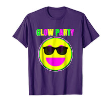 Load image into Gallery viewer, Non-Glow - Smiley Face Party Neon Happy Face Adult Tshirt
