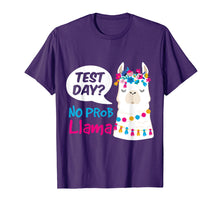 Load image into Gallery viewer, Test Day Teaching Funny T-shirt Teacher Exam Testing Llama
