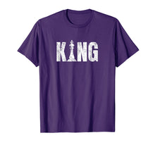 Load image into Gallery viewer, Chess King Shirt Distressed Vintage Chess Player Gift
