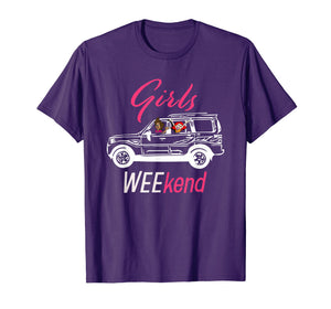 Girls WEEkend Road Trip Vacation T Shirt