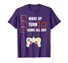 Load image into Gallery viewer, 10 Yr Old Boy Game All Day Gamer Birthday Party Shirt Outfit
