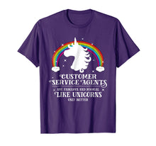 Load image into Gallery viewer, Customer Service Agents Magical Unicorns Funny Tshirt Gift
