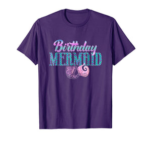 Birthday Mermaid Girl TShirt