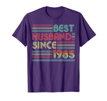 Load image into Gallery viewer, 34th Wedding Anniversary Gifts Best Husband Since 1985 Shirt

