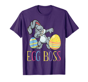 Dabbing Bunny Shirt Egg Boss Gift Easter for boys kids