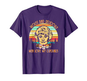 Moist and delicious men love my cupcakes sunset shirt